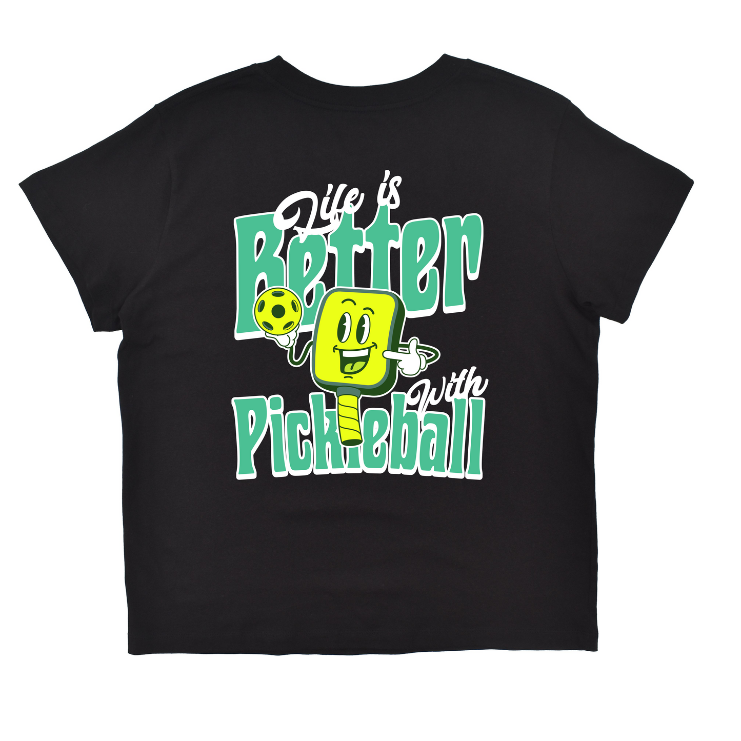 Life's Better With Pickleball Boyfriend Tee
