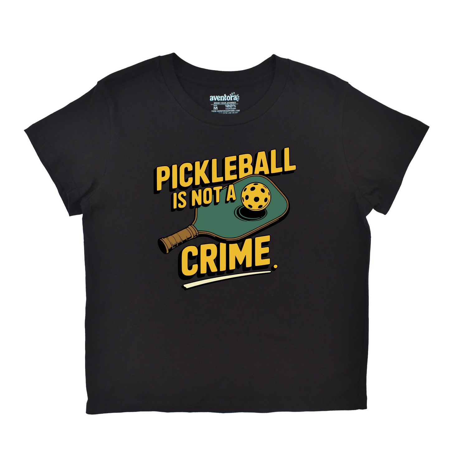 Pickleball Is Not A Crime Boyfriend Tee