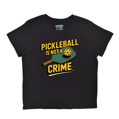 Pickleball Is Not A Crime Boyfriend Tee