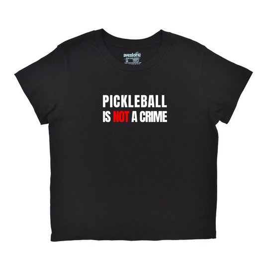 Pickleball Is Not A Crime Boyfriend Tee